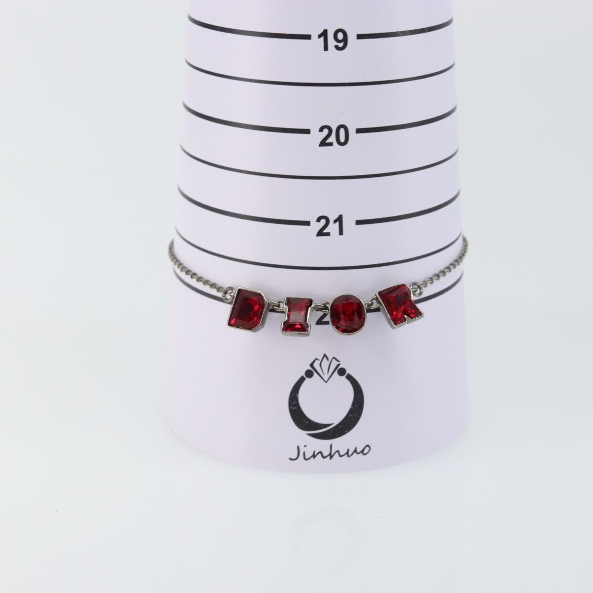 Christian Dior Bracelet metal Silver Auth am9077V