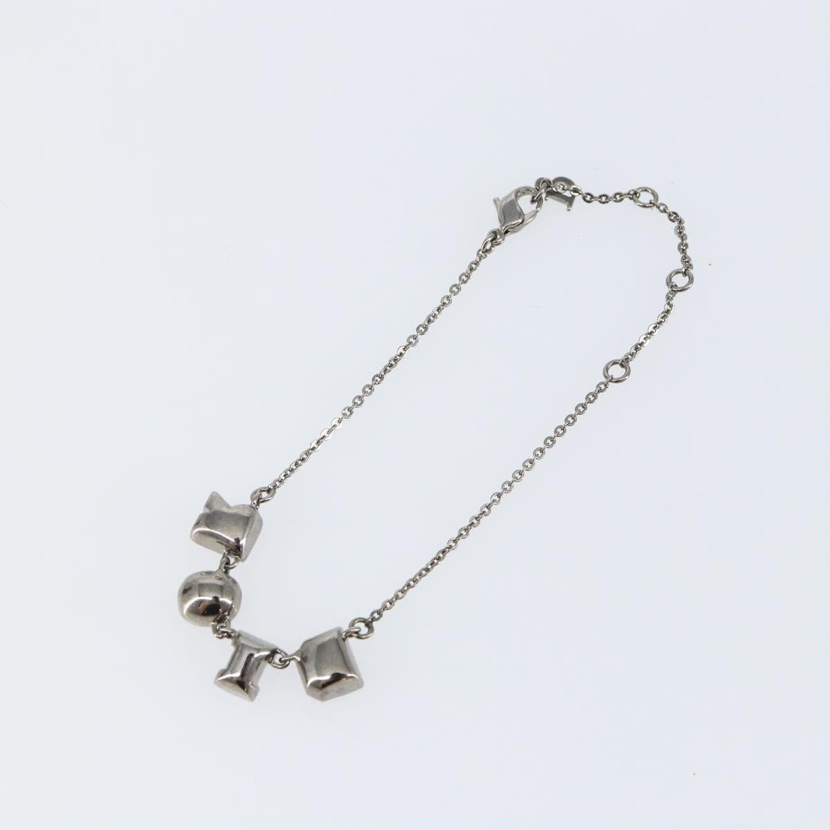 Christian Dior Bracelet metal Silver Auth am9077V