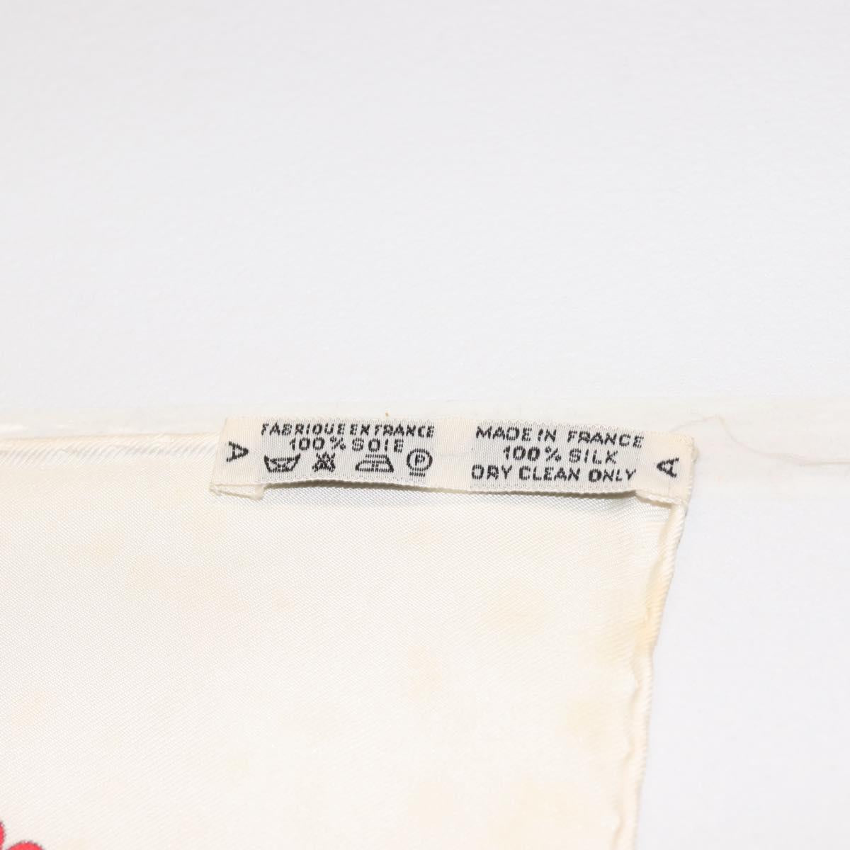 HERMES Carre 90 Scarf ""SELLES A HOUSSE"" Silk Red Auth am9081