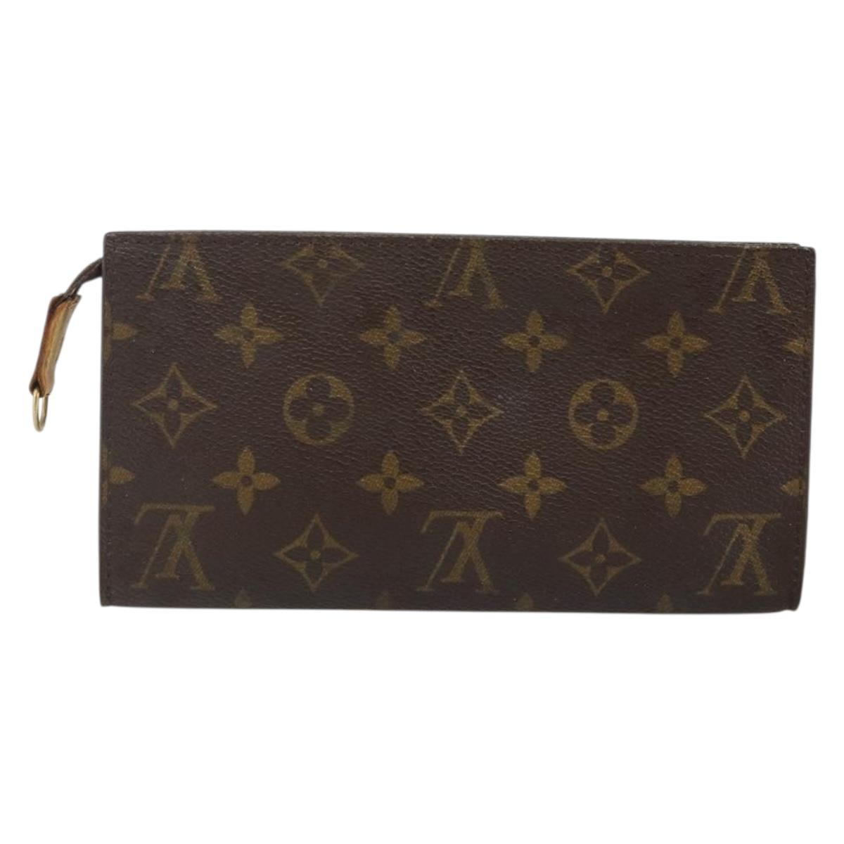 LOUIS VUITTON Monogram Bucket GM Accessory Pouch LV Auth am9082