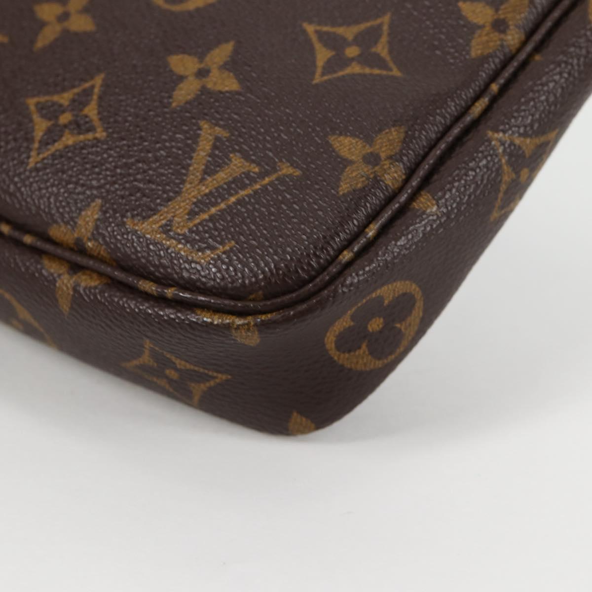 LOUIS VUITTON Monogram Pochette Accessoires Pouch M51980 LV Auth am9083V