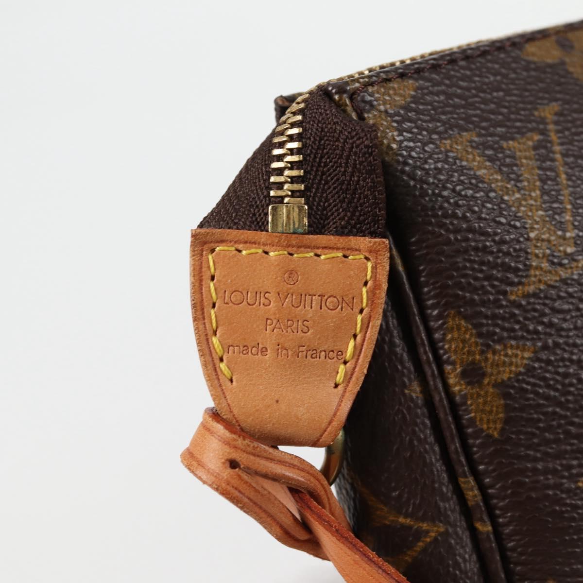 LOUIS VUITTON Monogram Pochette Accessoires Pouch M51980 LV Auth am9083V