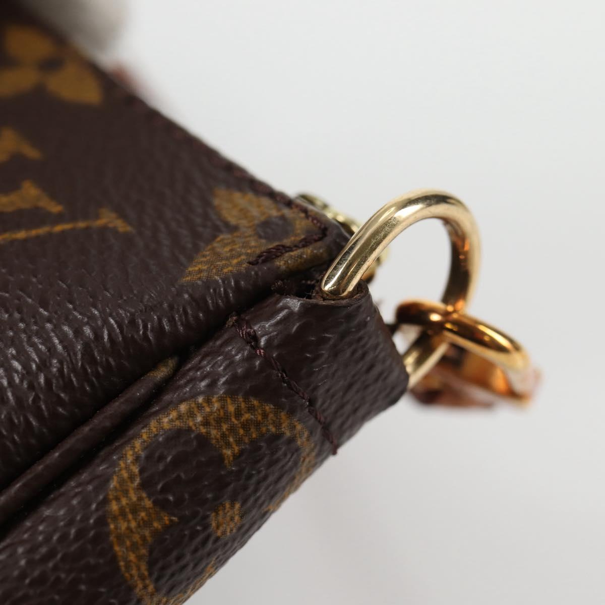 LOUIS VUITTON Monogram Pochette Accessoires Pouch M51980 LV Auth am9083V