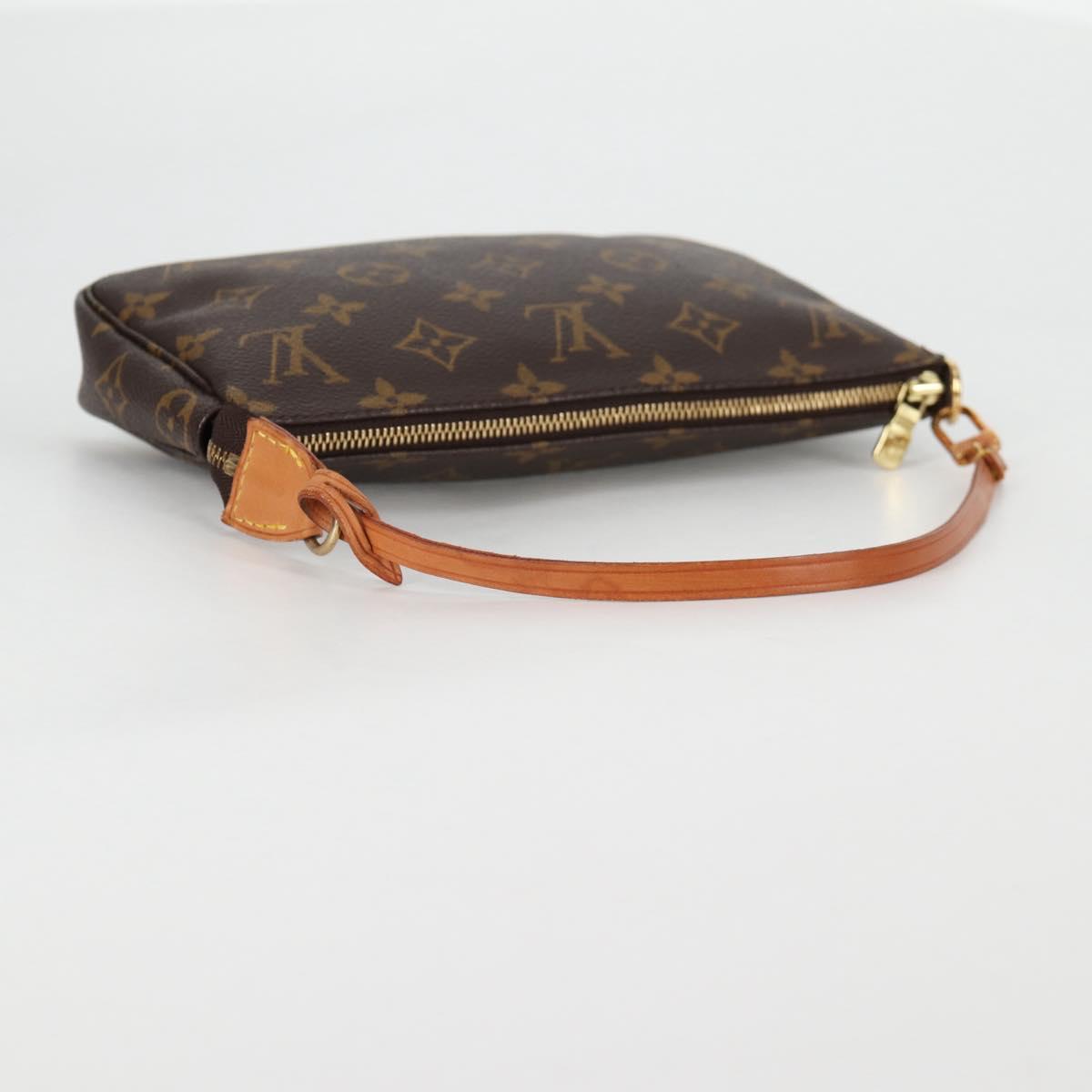 LOUIS VUITTON Monogram Pochette Accessoires Pouch M51980 LV Auth am9083V