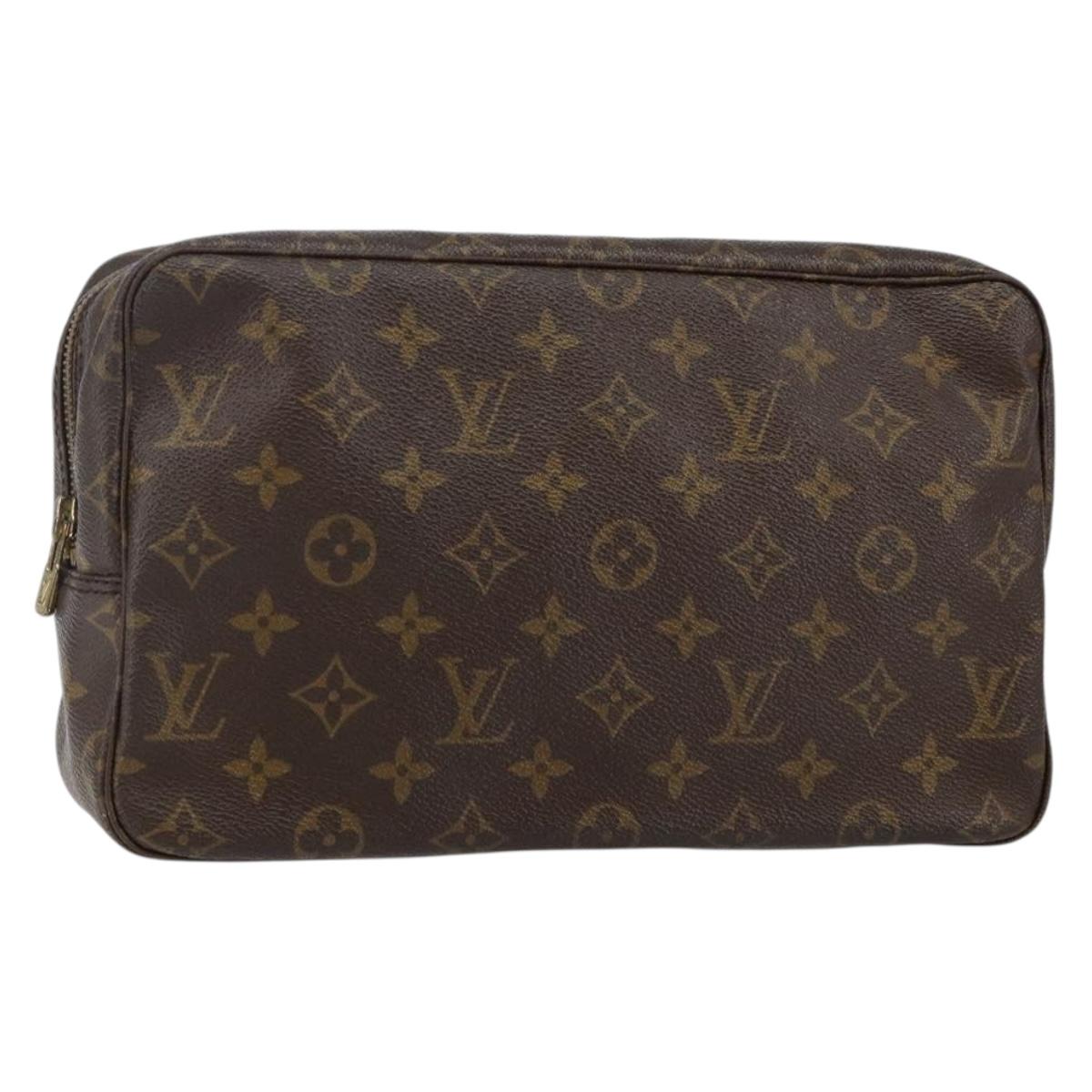 LOUIS VUITTON Monogram Trousse Toilette 28 Clutch Bag M47522 LV Auth am9084