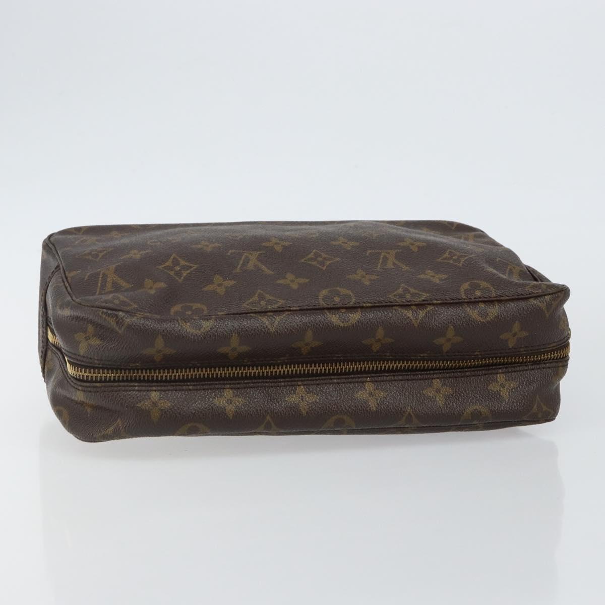 LOUIS VUITTON Monogram Trousse Toilette 28 Clutch Bag M47522 LV Auth am9084