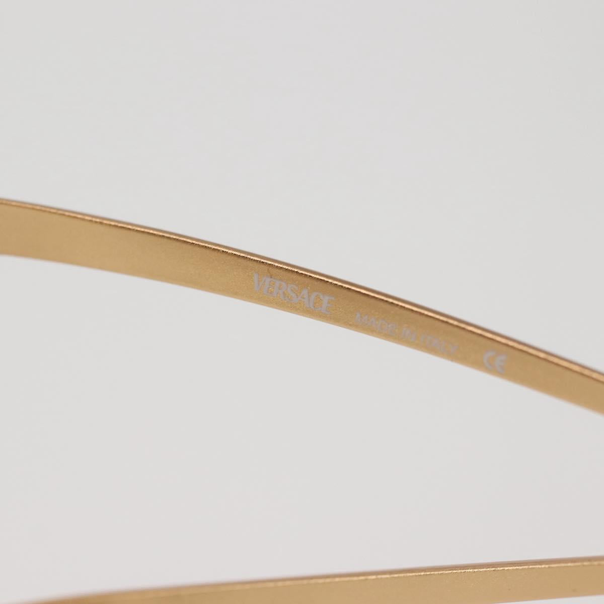 VERSACE Sunglasses plastic Brown Auth am9091