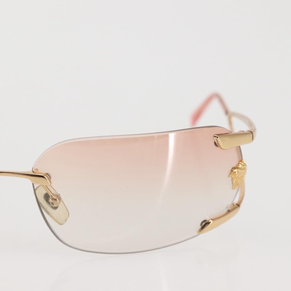 VERSACE Sunglasses plastic Brown Auth am9091