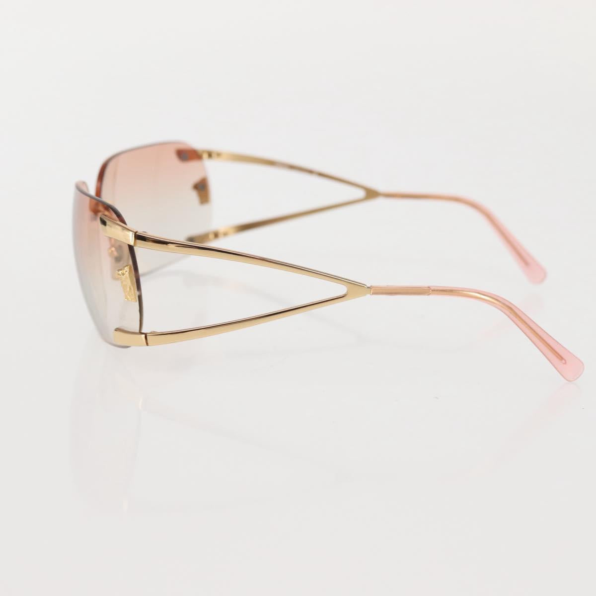 VERSACE Sunglasses plastic Brown Auth am9091
