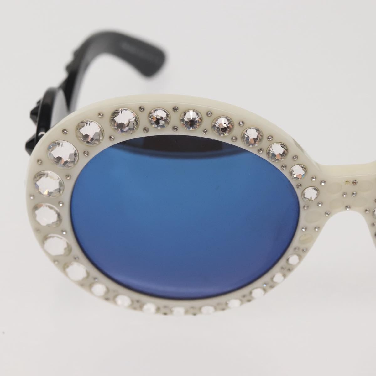 PRADA Sunglasses plastic White Auth am9092