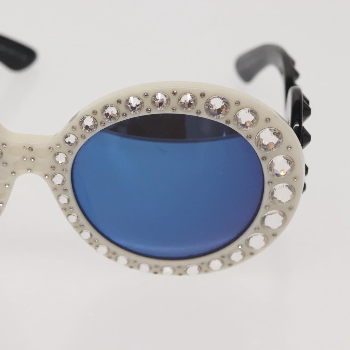 PRADA Sunglasses plastic White Auth am9092