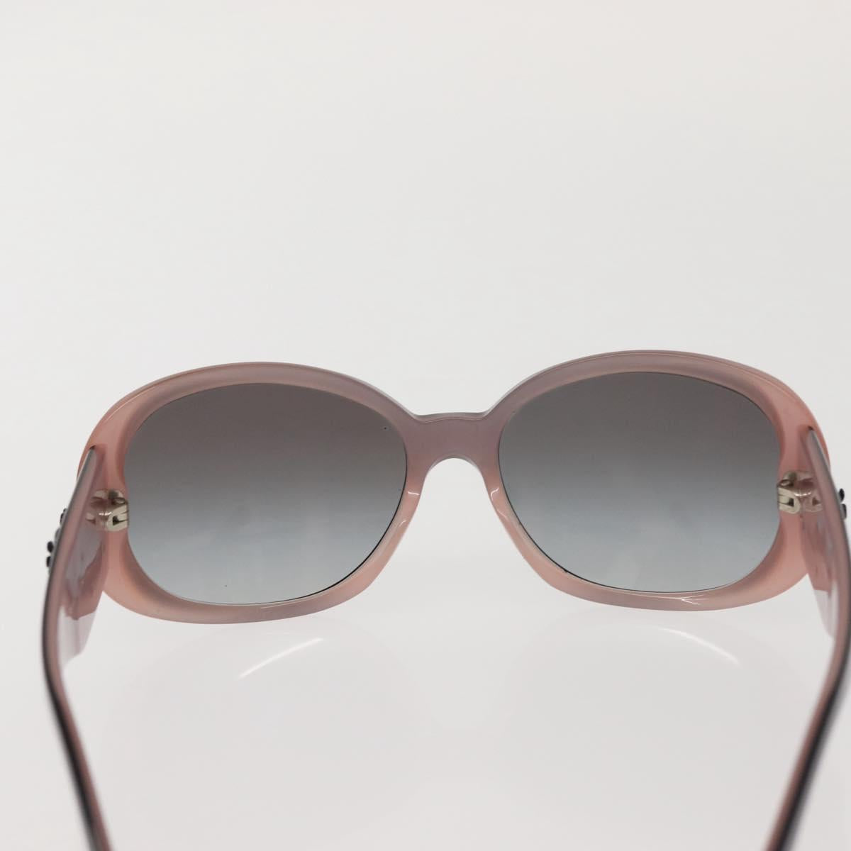 CHANEL Sunglasses plastic Pink CC Auth am9093V