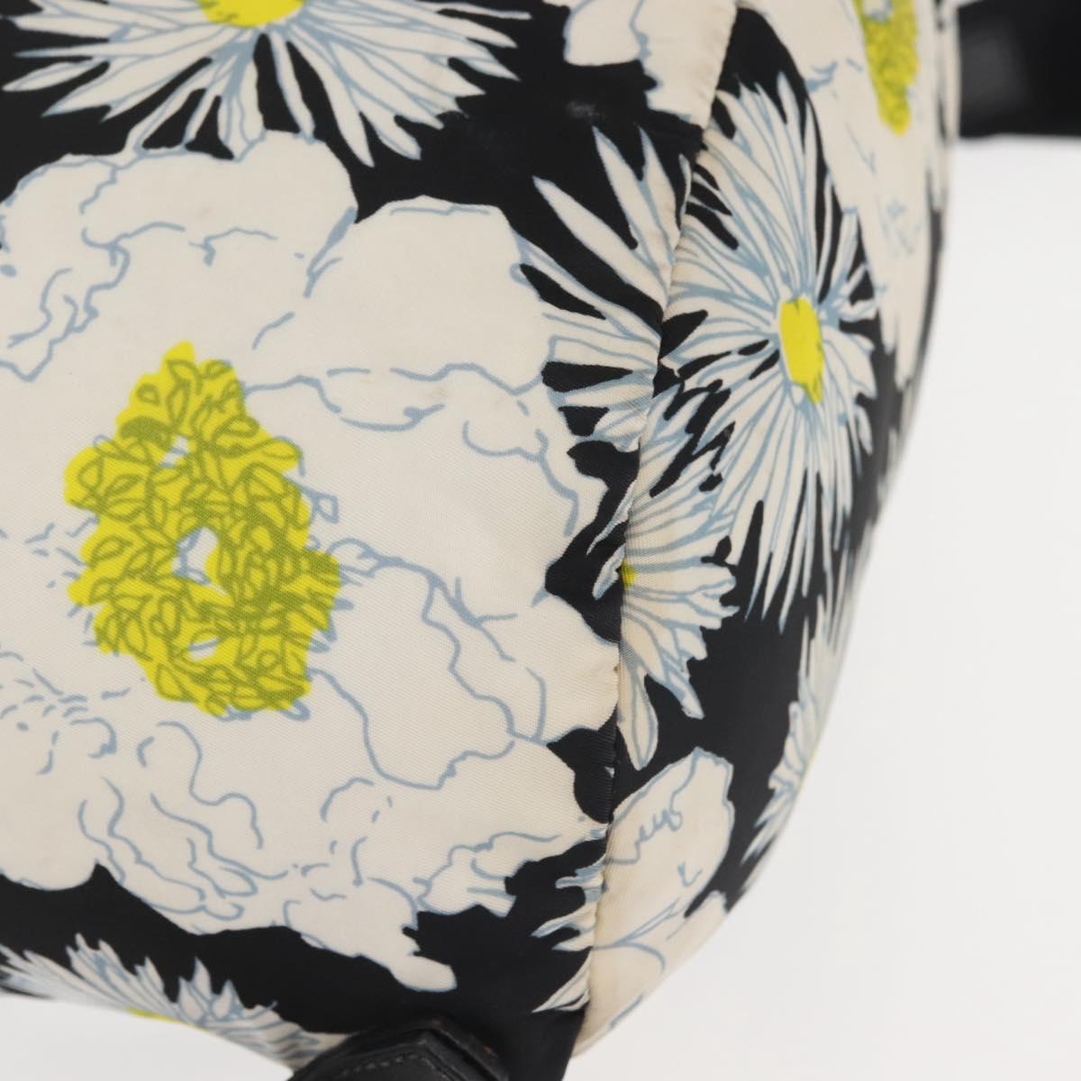 PRADA Backpack Nylon Black Silver Auth am9106