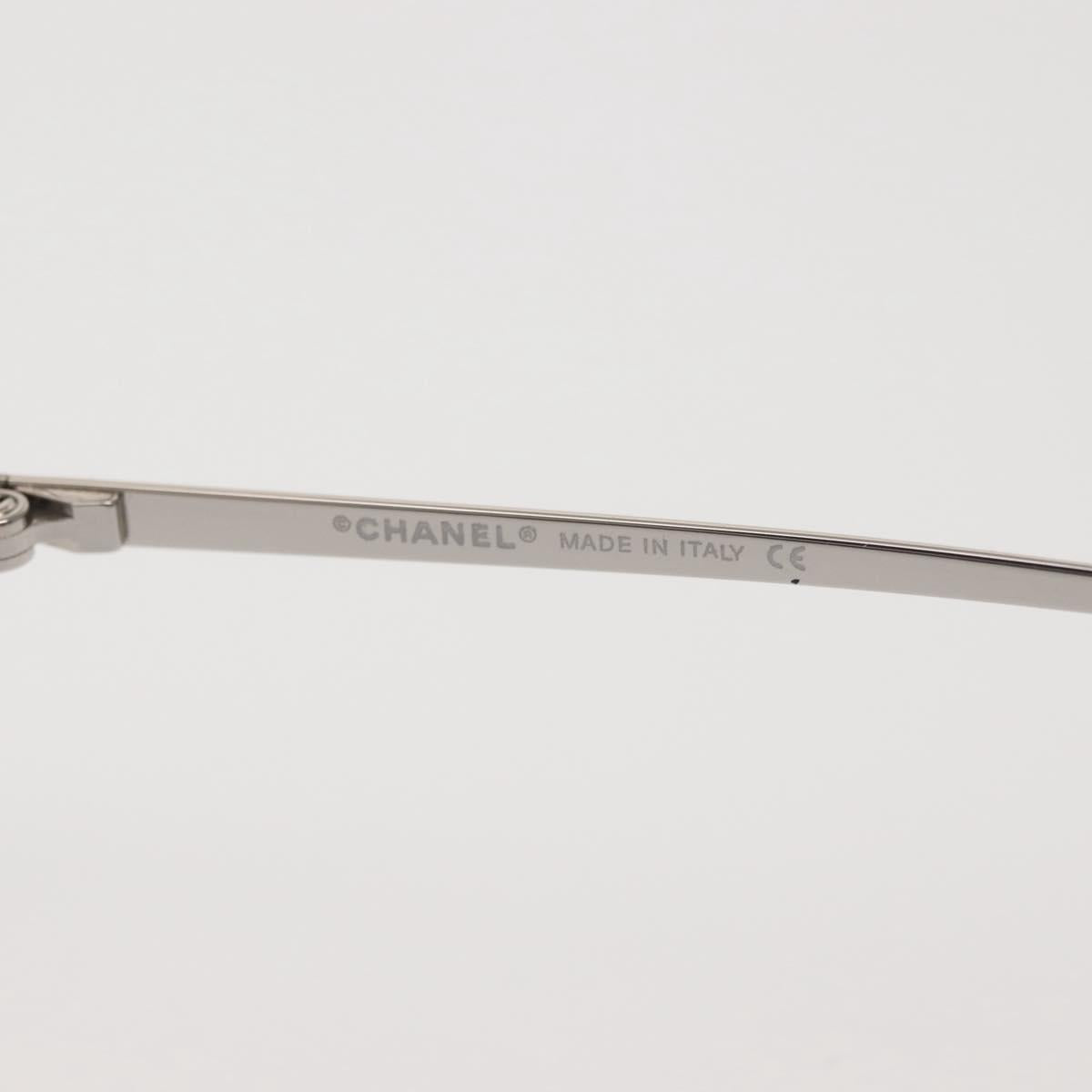 CHANEL Sunglasses plastic Silver CC Auth am9117V