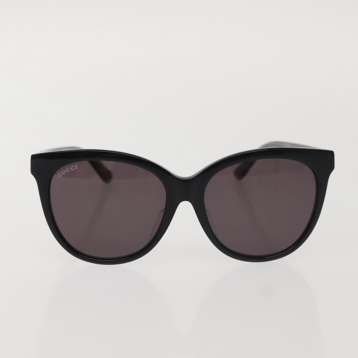 GUCCI Sunglasses plastic Black Auth am9118