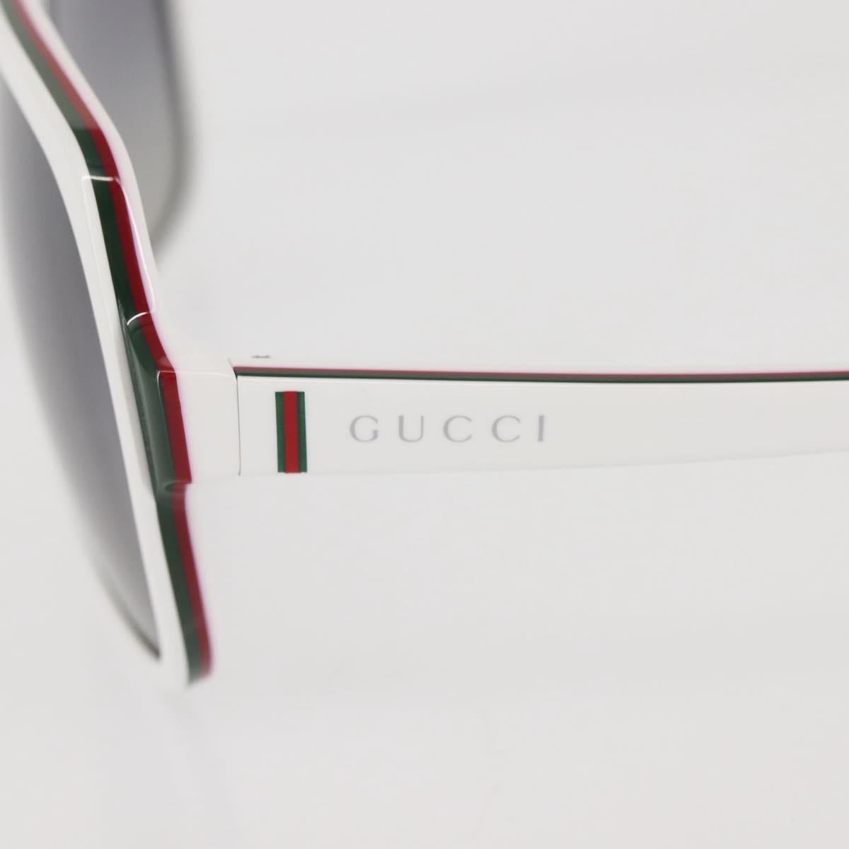 GUCCI Sunglasses plastic White Auth am9119