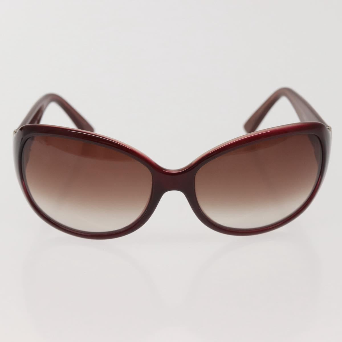 FENDI Sunglasses plastic Red Auth am9121
