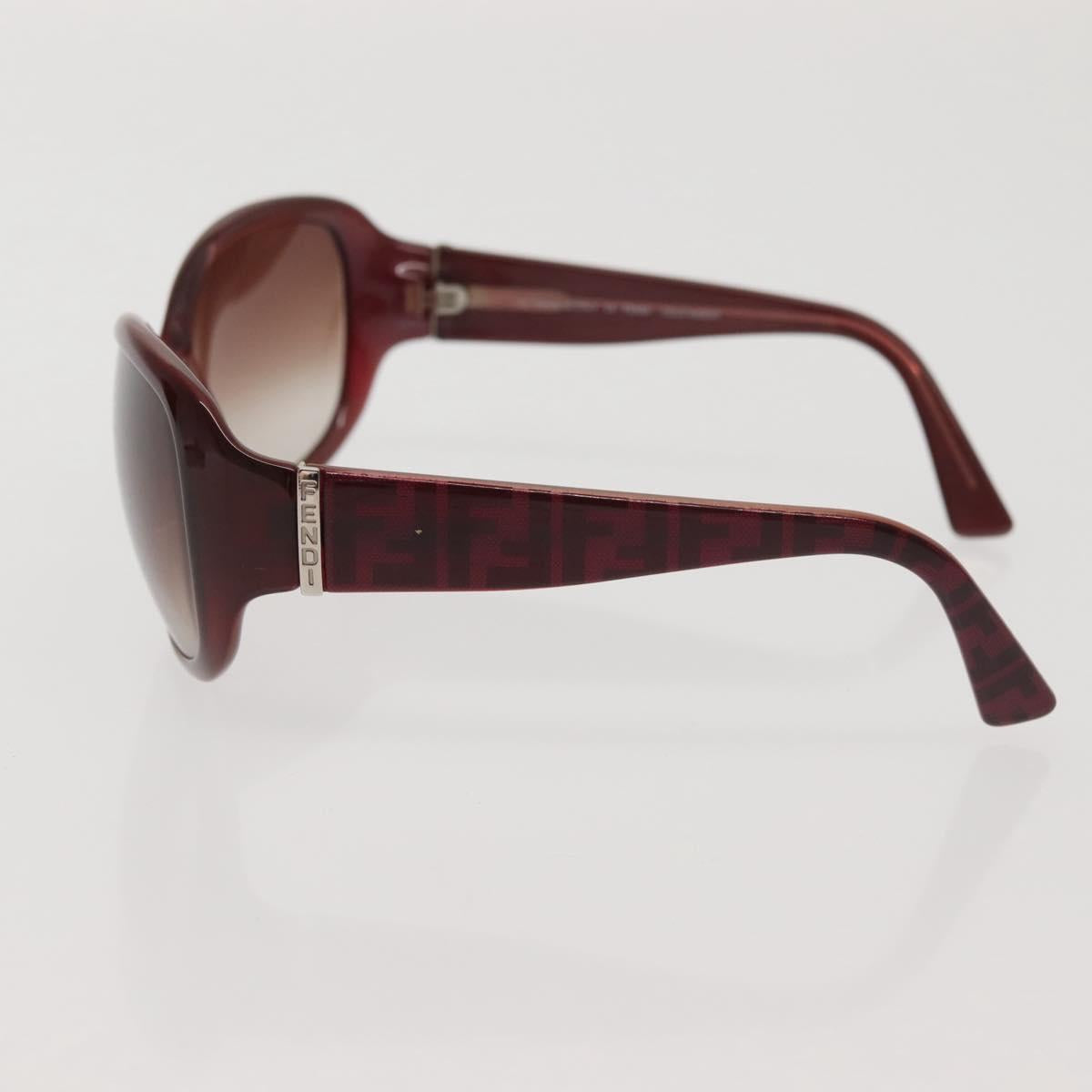 FENDI Sunglasses plastic Red Auth am9121