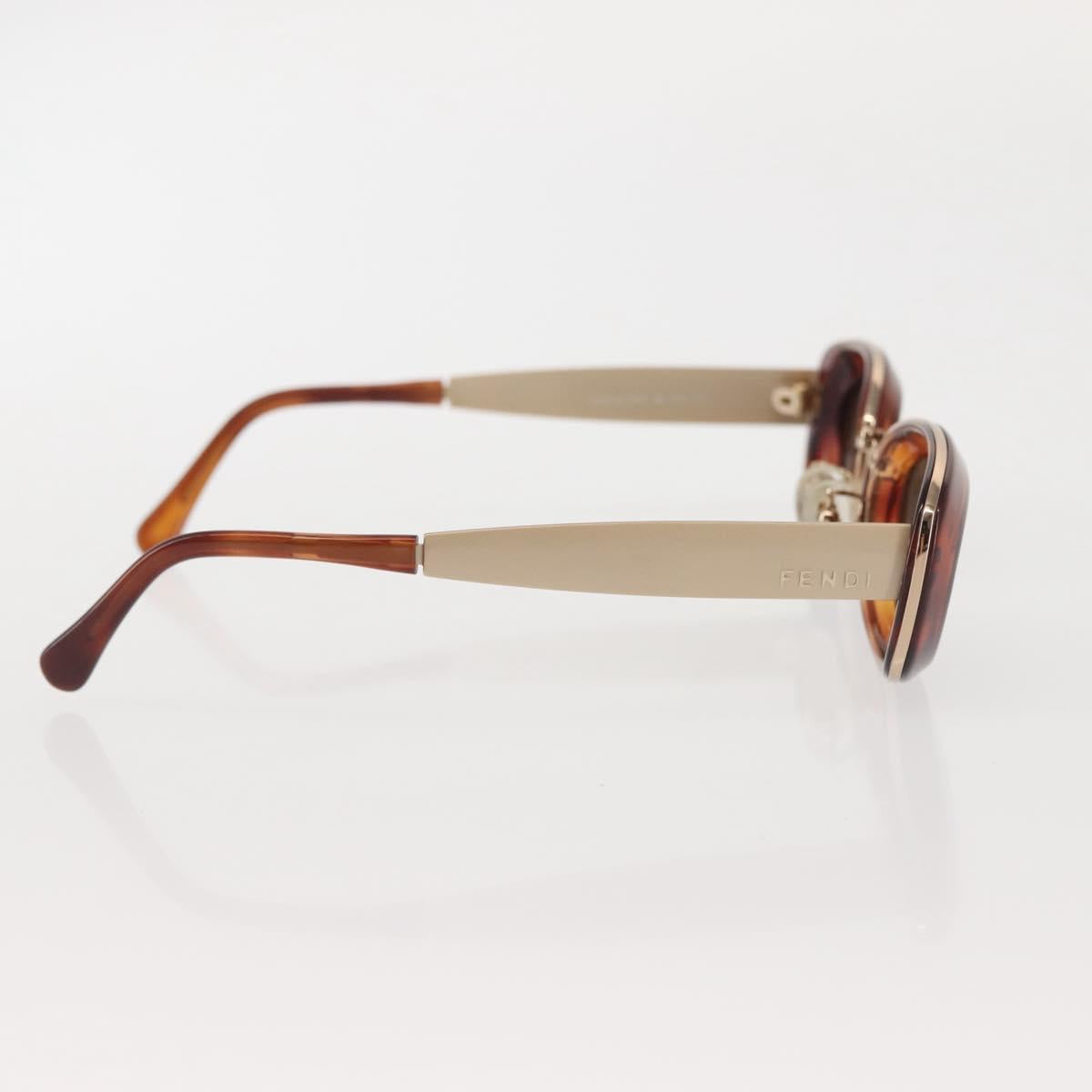 FENDI Sunglasses plastic Brown Auth am9122