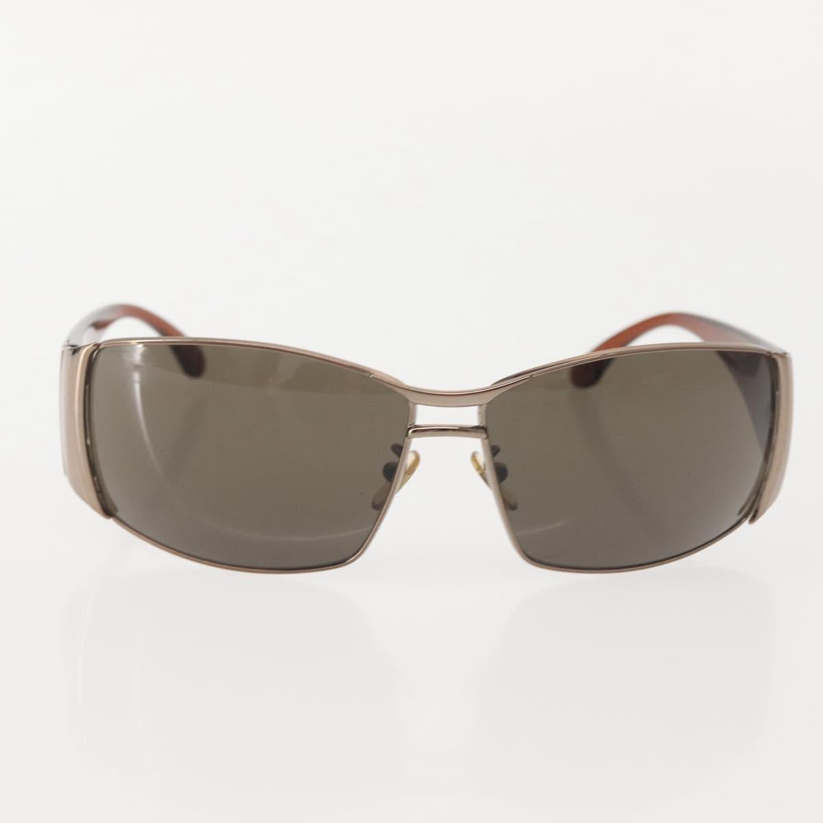 VERSACE Sunglasses plastic Brown Auth am9123