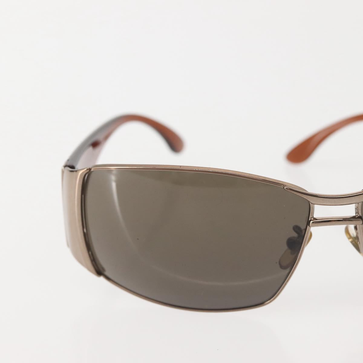 VERSACE Sunglasses plastic Brown Auth am9123