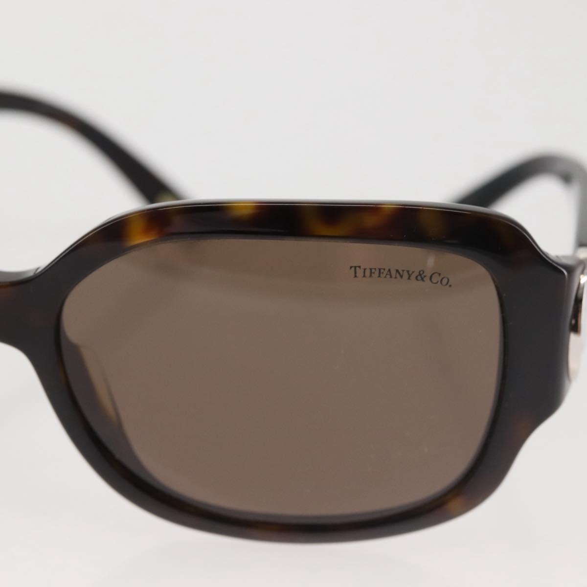 TIFFANY&Co. Sunglasses plastic Brown Auth am9126
