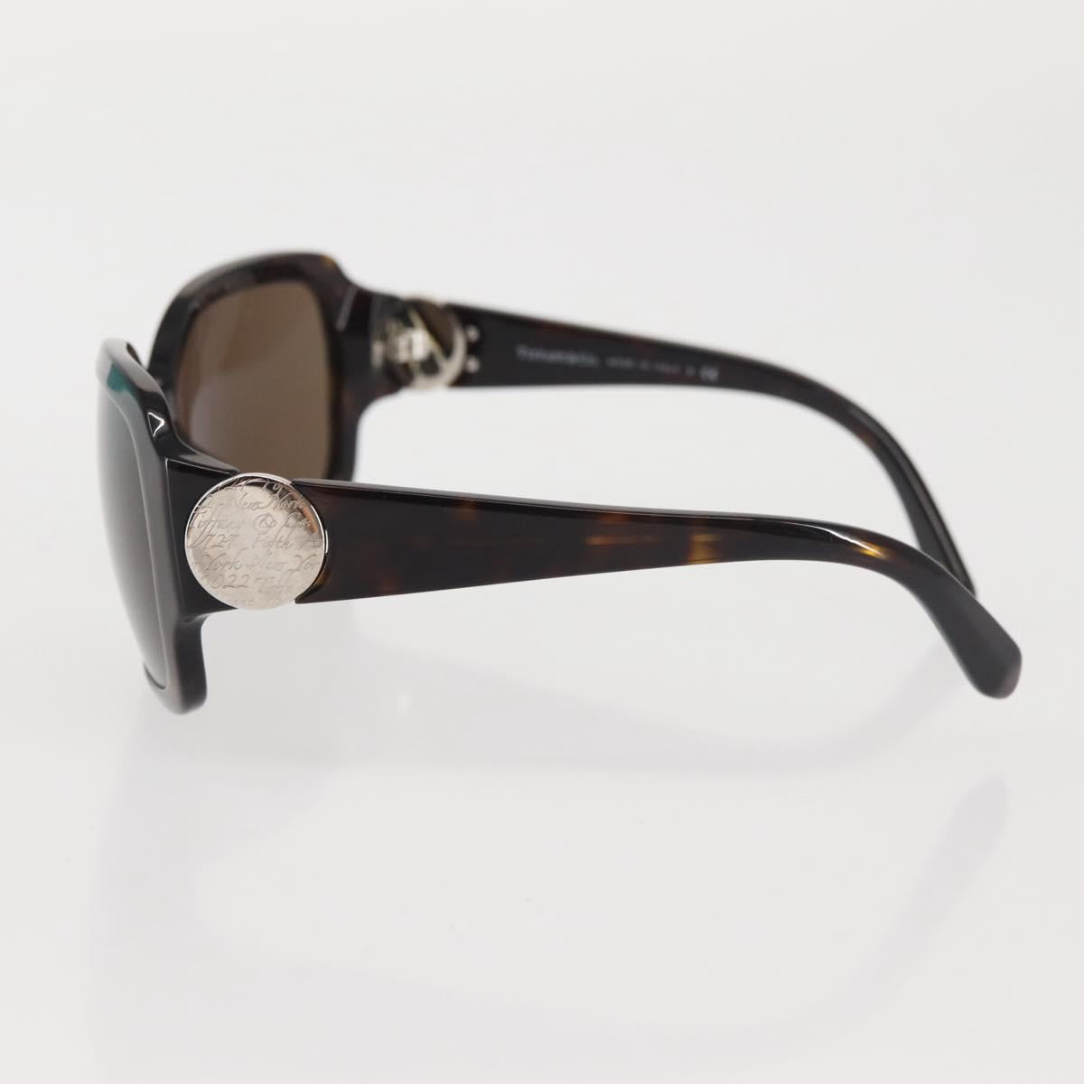 TIFFANY&Co. Sunglasses plastic Brown Auth am9126