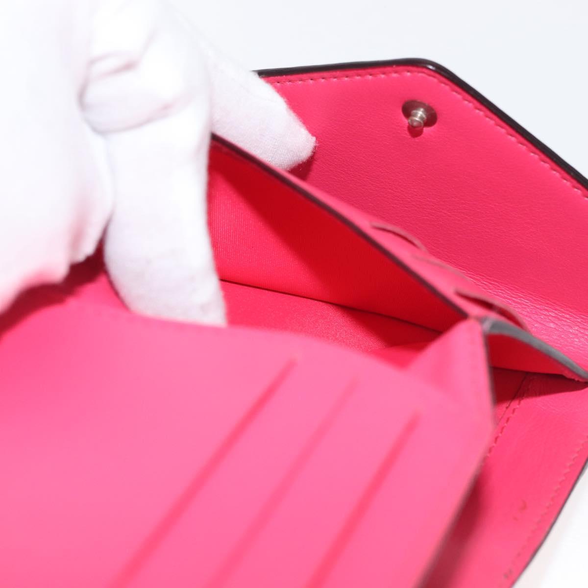 Christian Dior Bifold Wallet Leather Navy Auth am9127