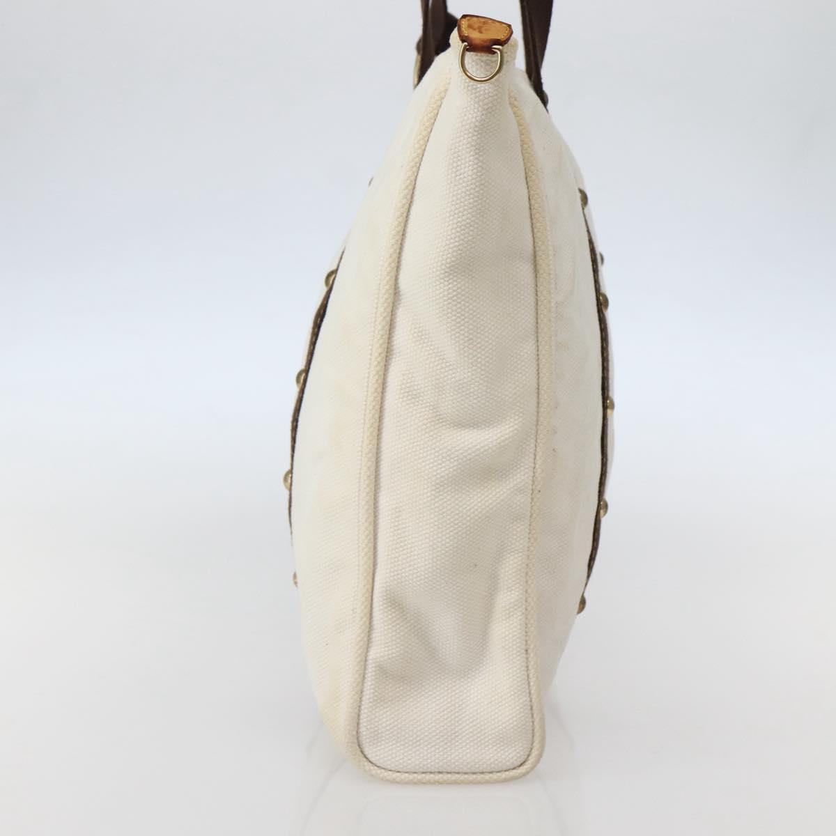 LOUIS VUITTON Antigua Cabas GM Tote Bag Ecru M40033 LV Auth am9129