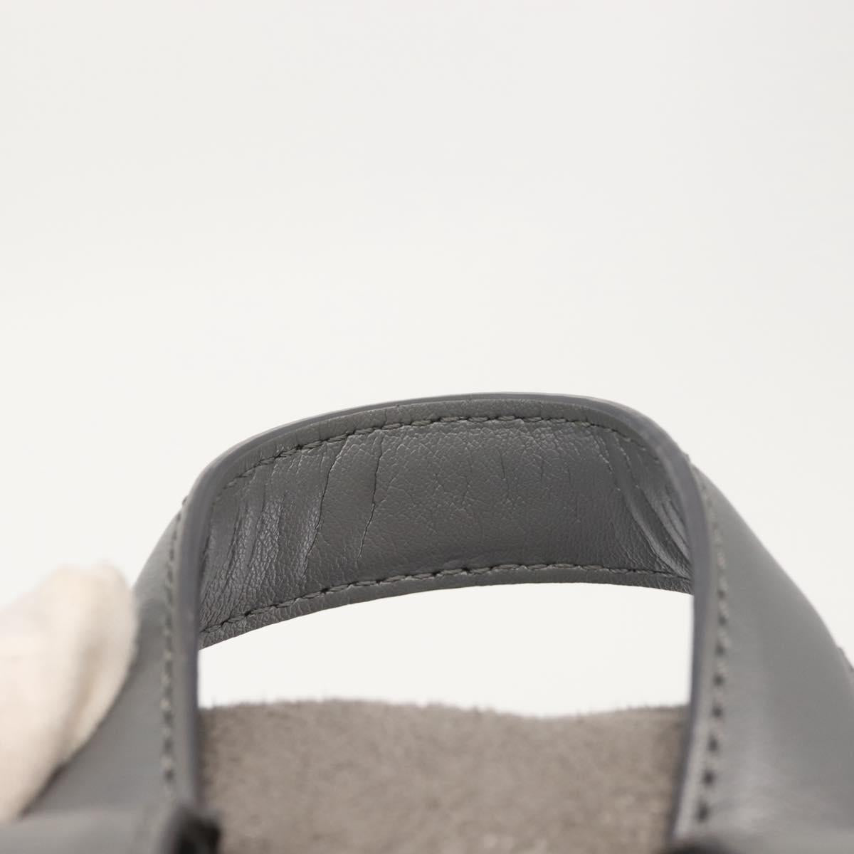 Stella MacCartney Falabella Chain Backpack Suede Gray Silver 410905 Auth am9133