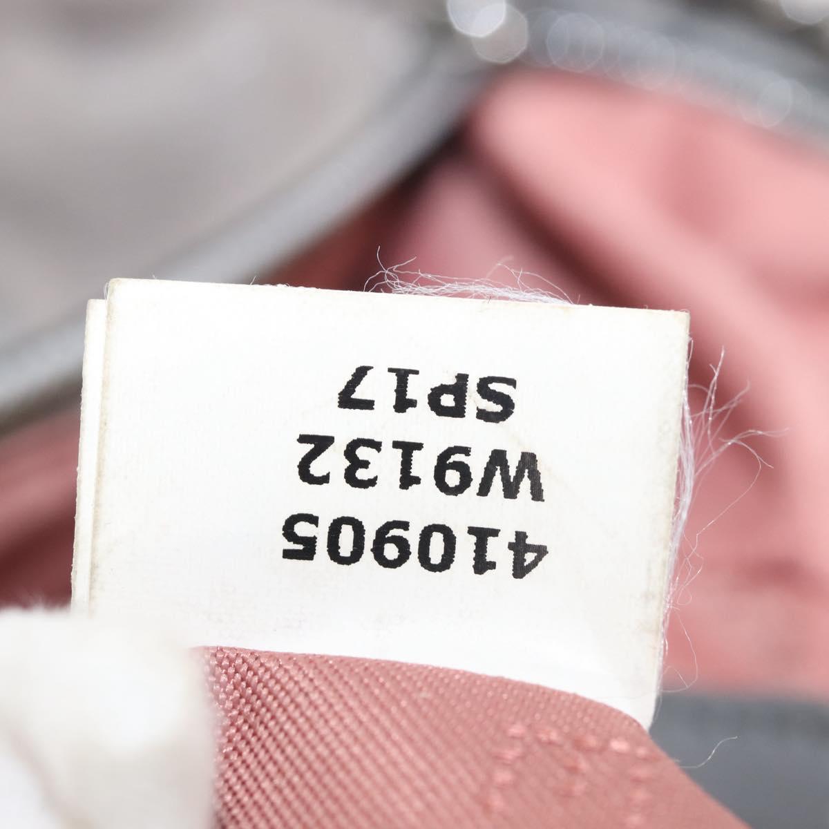 Stella MacCartney Falabella Chain Backpack Suede Gray Silver 410905 Auth am9135