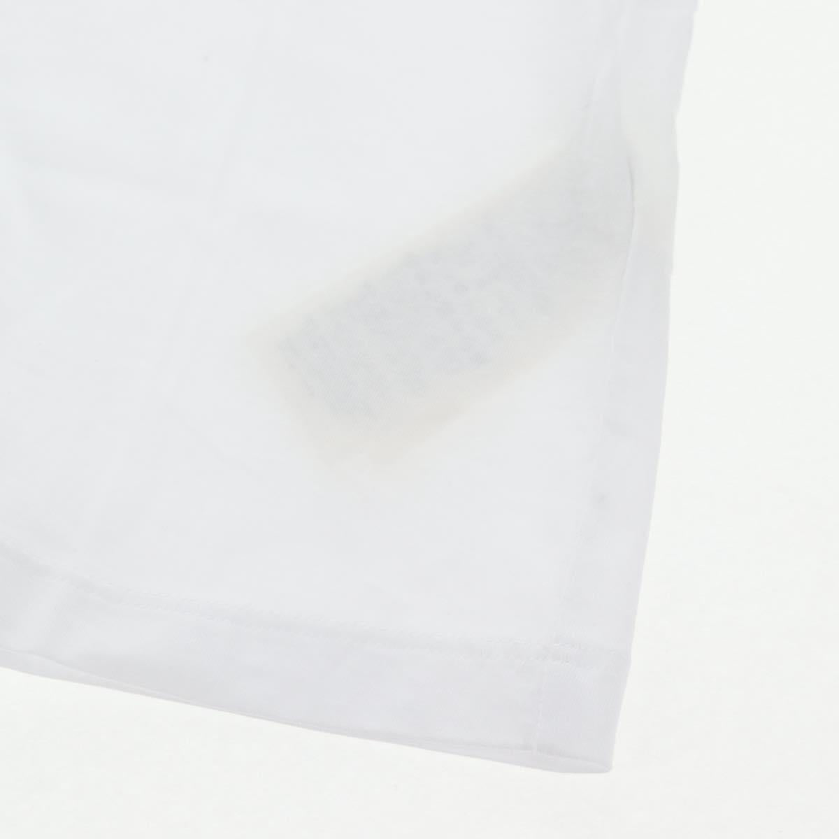 FENDI Short Sleeve Shirt Cotton White Auth am9149M