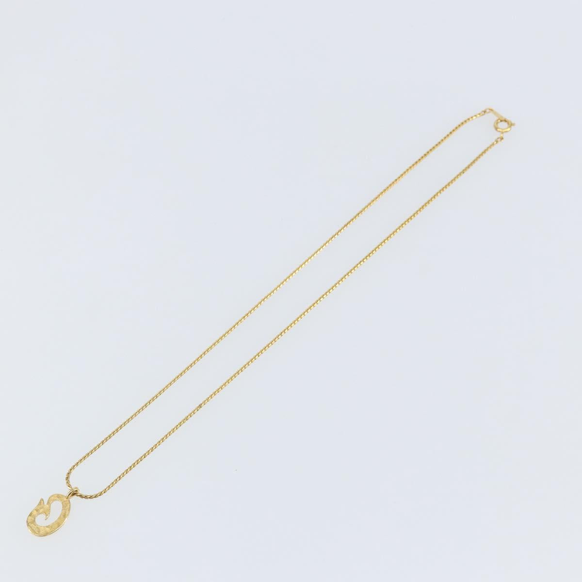 GIVENCHY Necklace metal Gold Tone Auth am9151