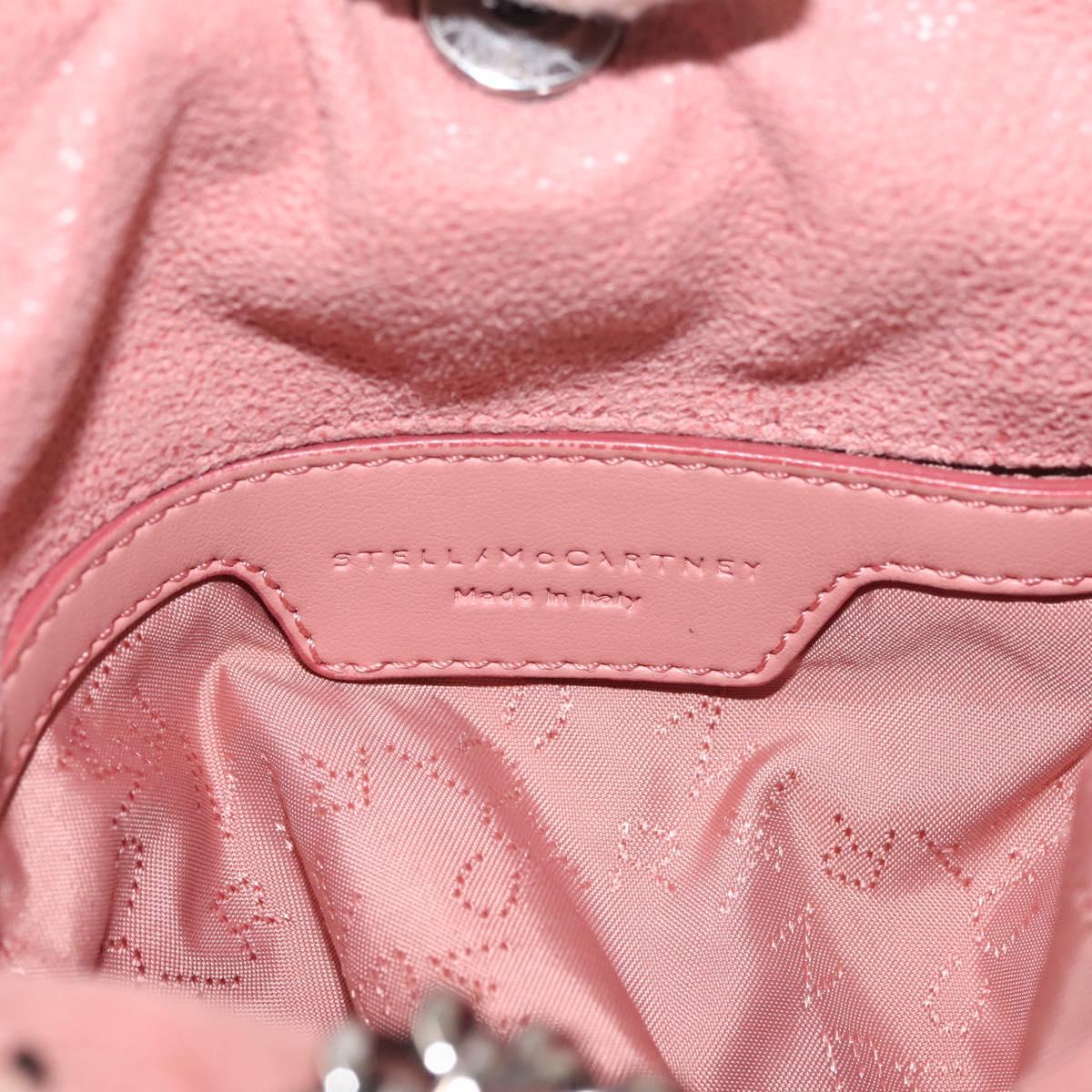 Stella MacCartney Chain Farabella Mini Bag Suede 2way Pink 391698 Auth am9156