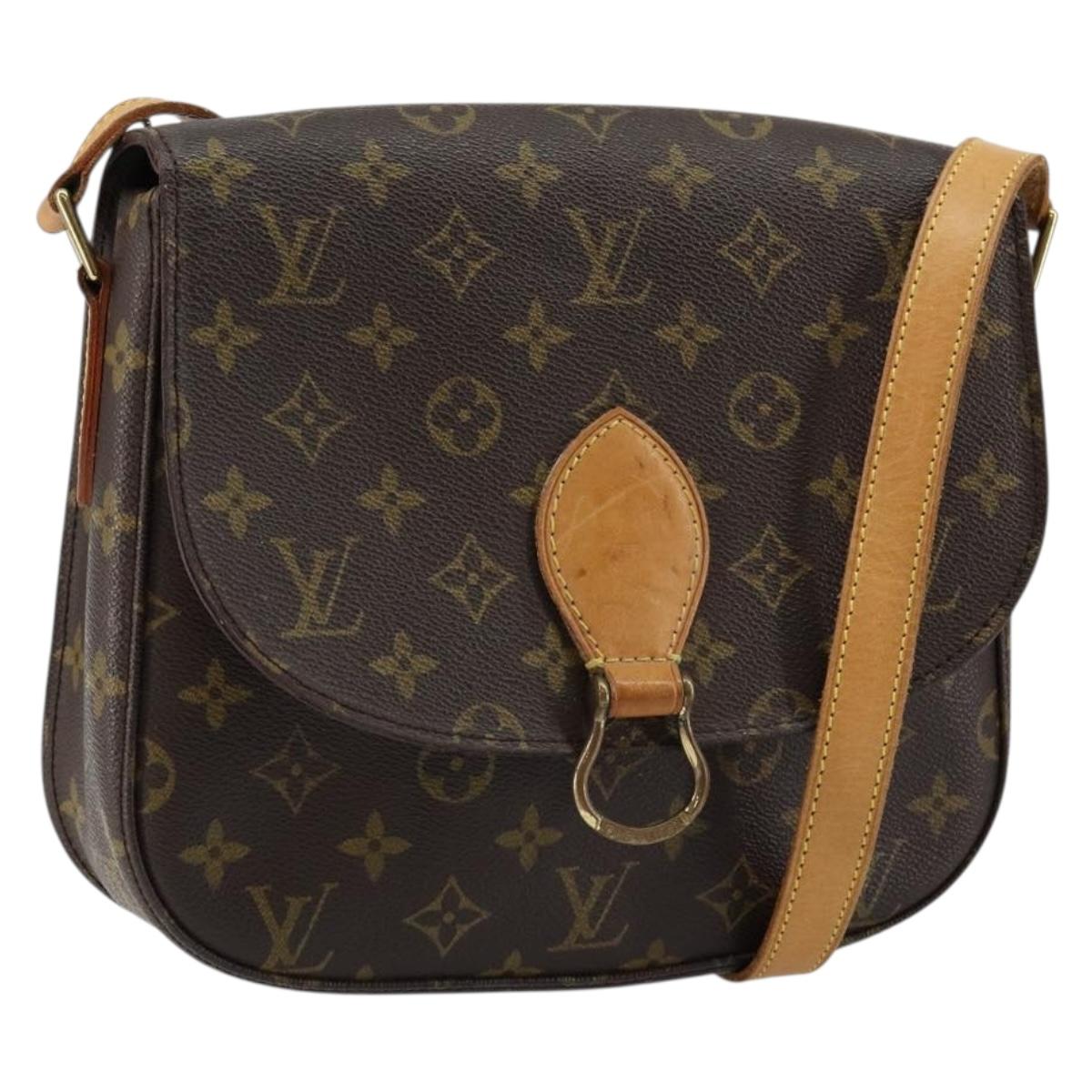 LOUIS VUITTON Monogram Saint Cloud GM Shoulder Bag M51242 LV Auth am9159
