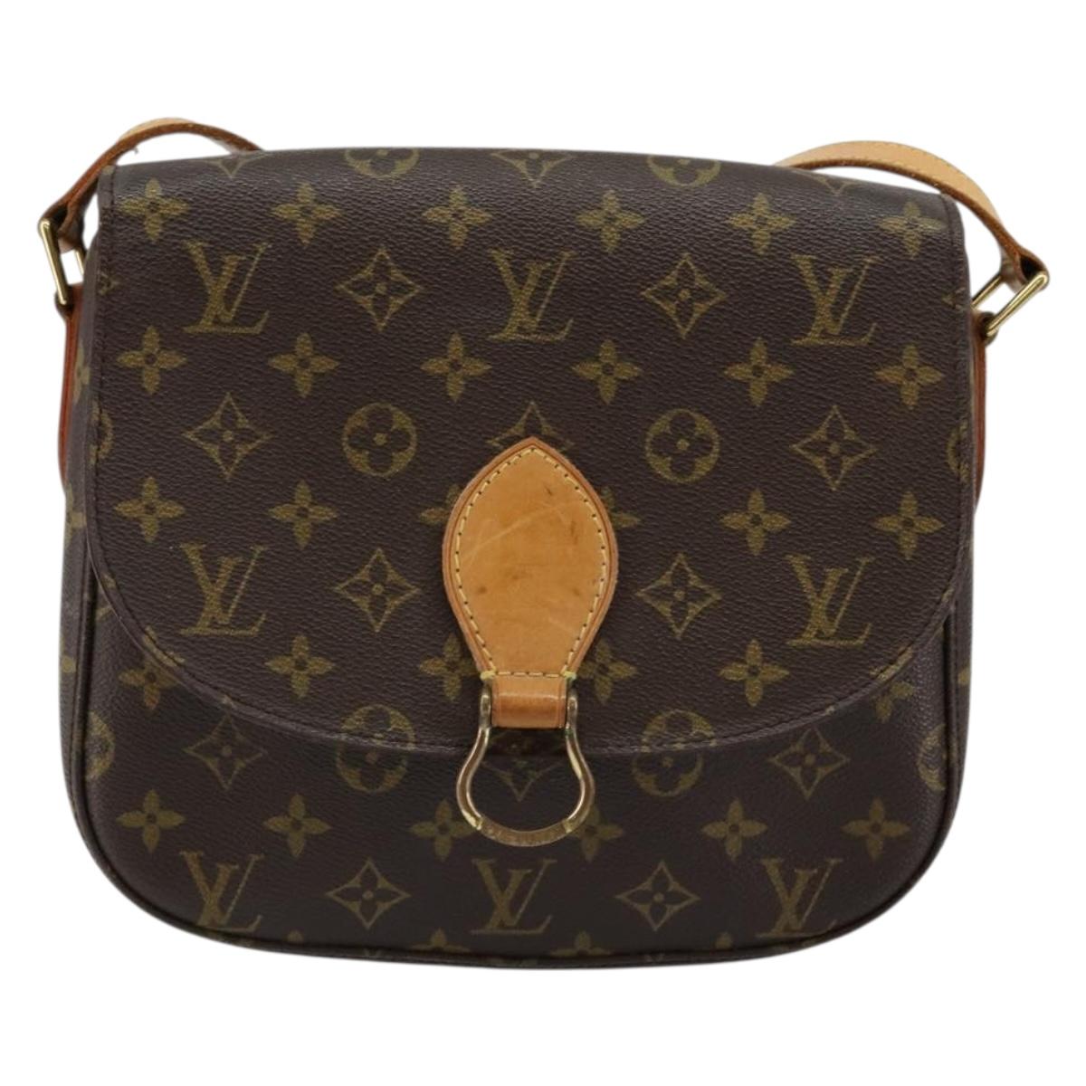 LOUIS VUITTON Monogram Saint Cloud GM Shoulder Bag M51242 LV Auth am9159