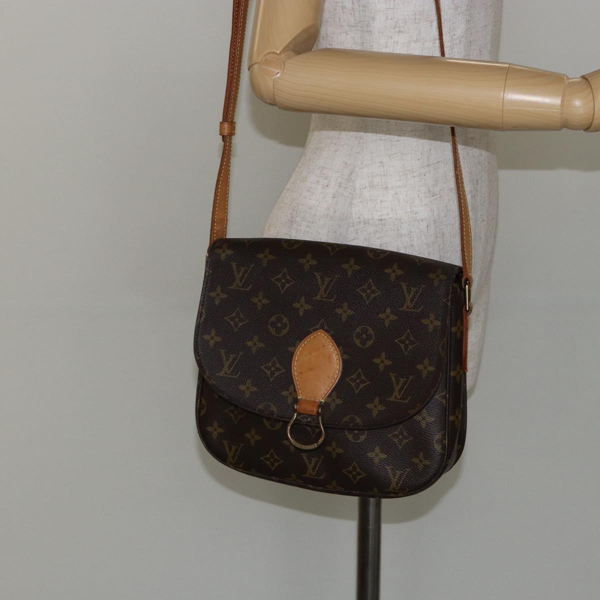 LOUIS VUITTON Monogram Saint Cloud GM Shoulder Bag M51242 LV Auth am9159