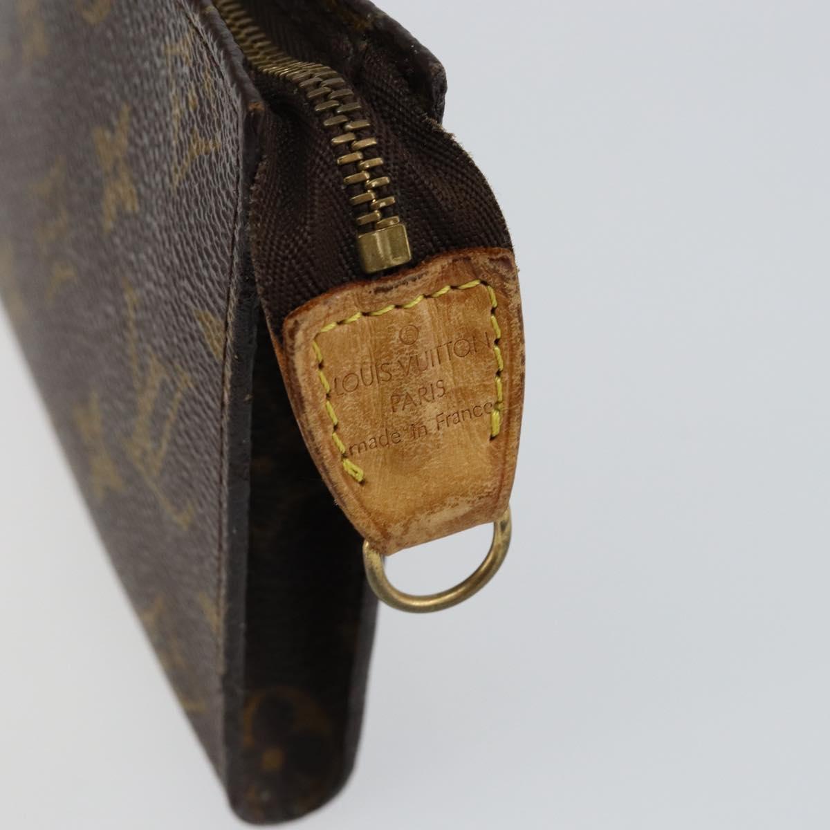 LOUIS VUITTON Monogram Bucket GM Accessory Pouch LV Auth am9160
