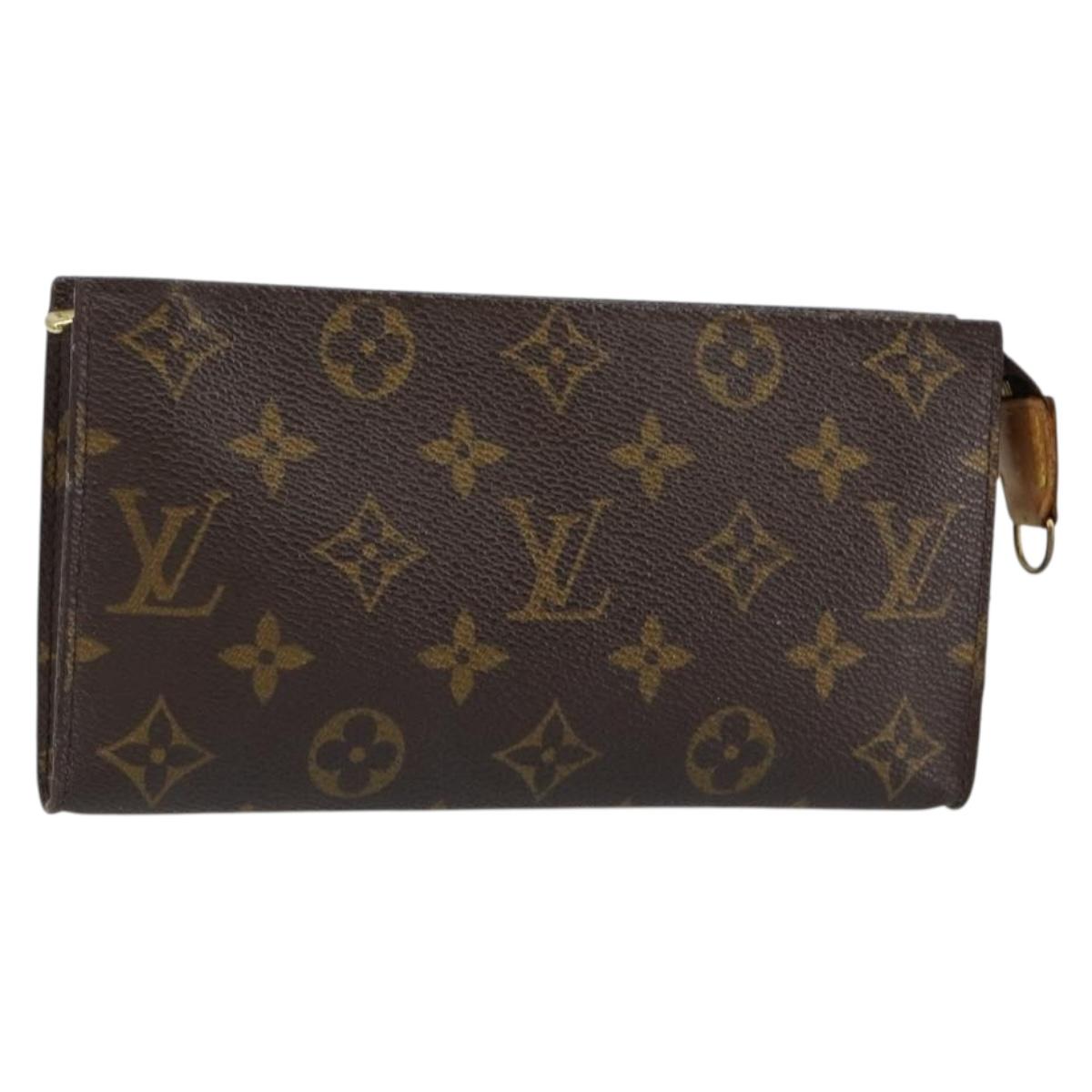 LOUIS VUITTON Monogram Bucket GM Accessory Pouch LV Auth am9160