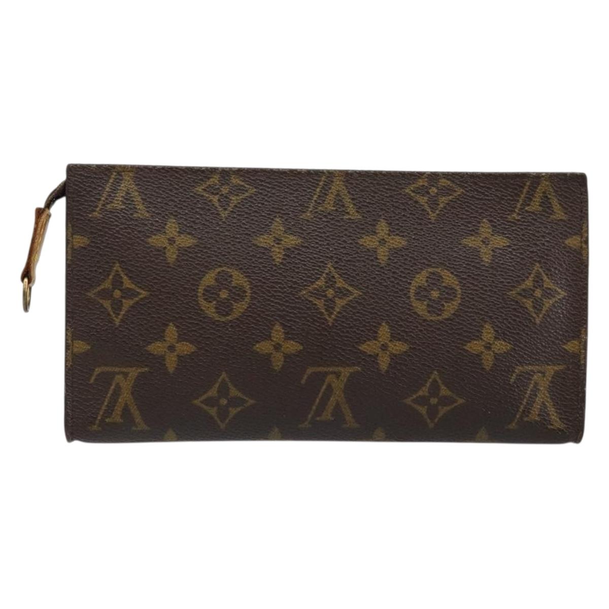 LOUIS VUITTON Monogram Bucket GM Accessory Pouch LV Auth am9160