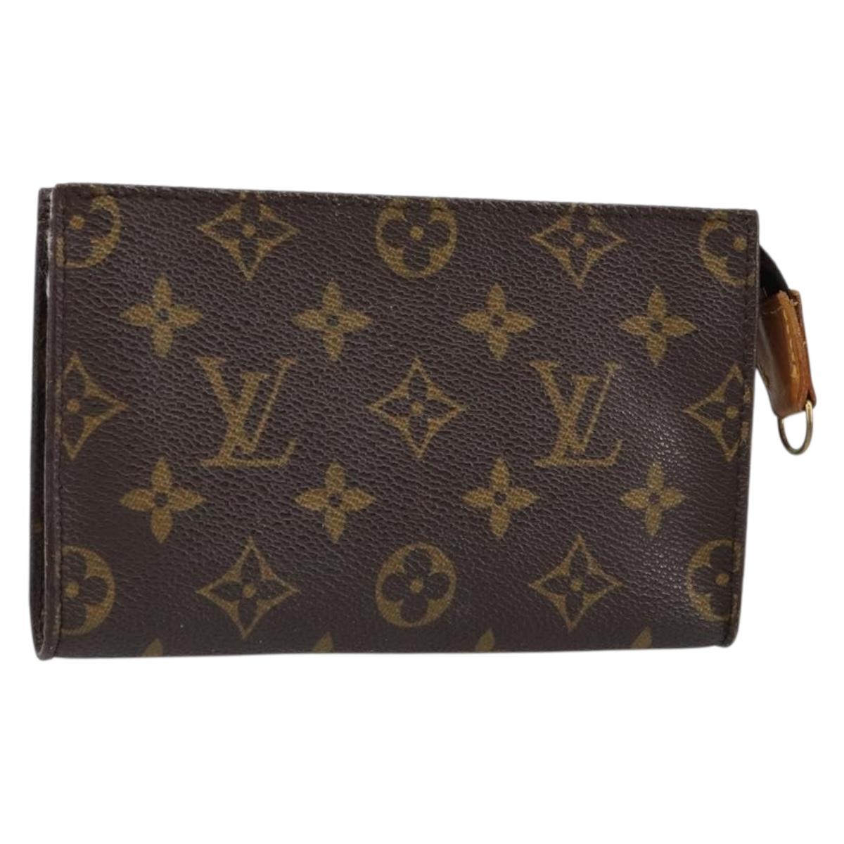LOUIS VUITTON Monogram Bucket PM Accessory Pouch LV Auth am9161