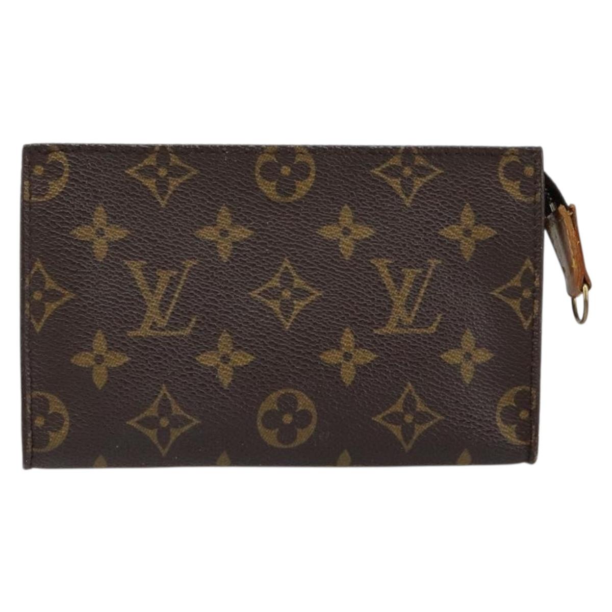 LOUIS VUITTON Monogram Bucket PM Accessory Pouch LV Auth am9161