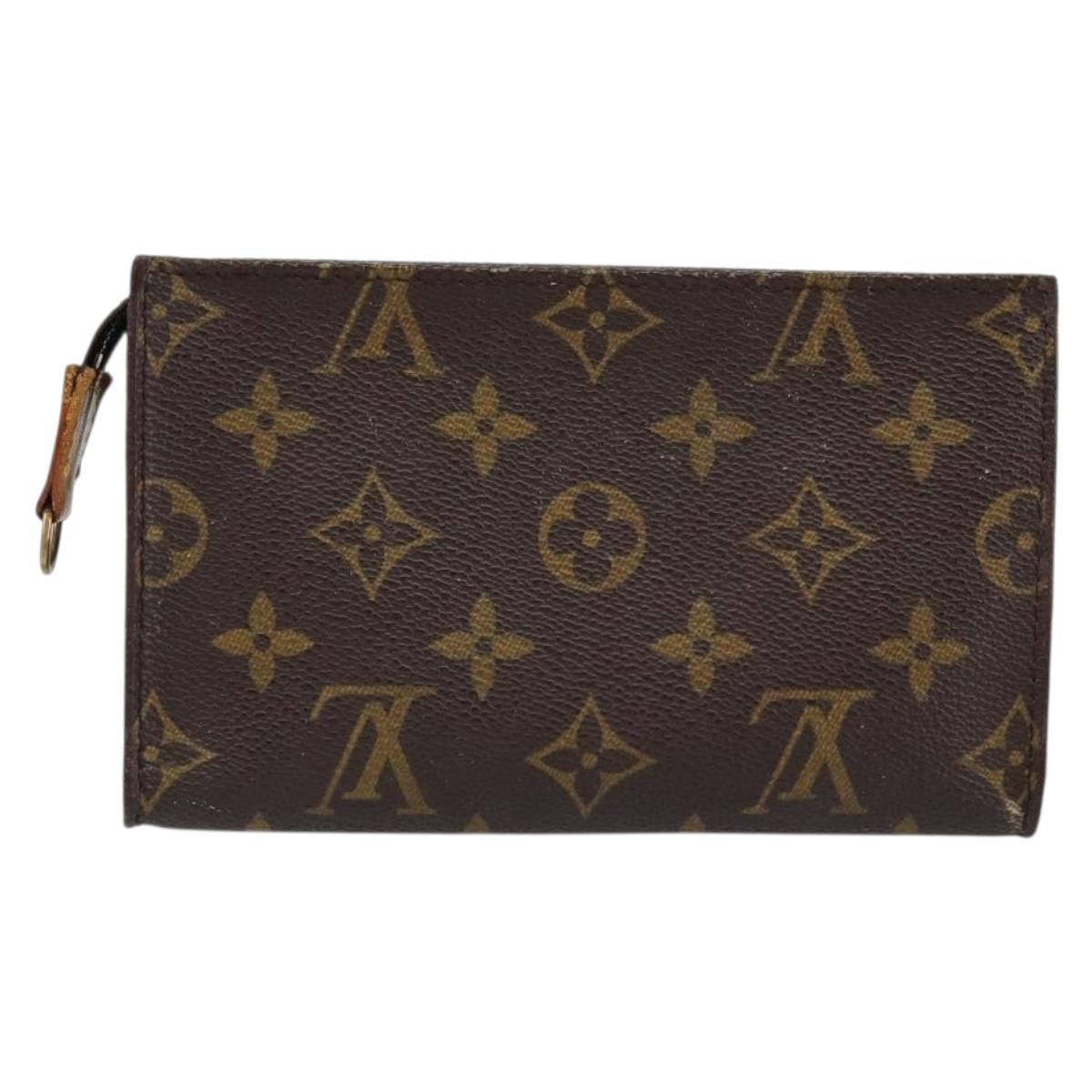 LOUIS VUITTON Monogram Bucket PM Accessory Pouch LV Auth am9161