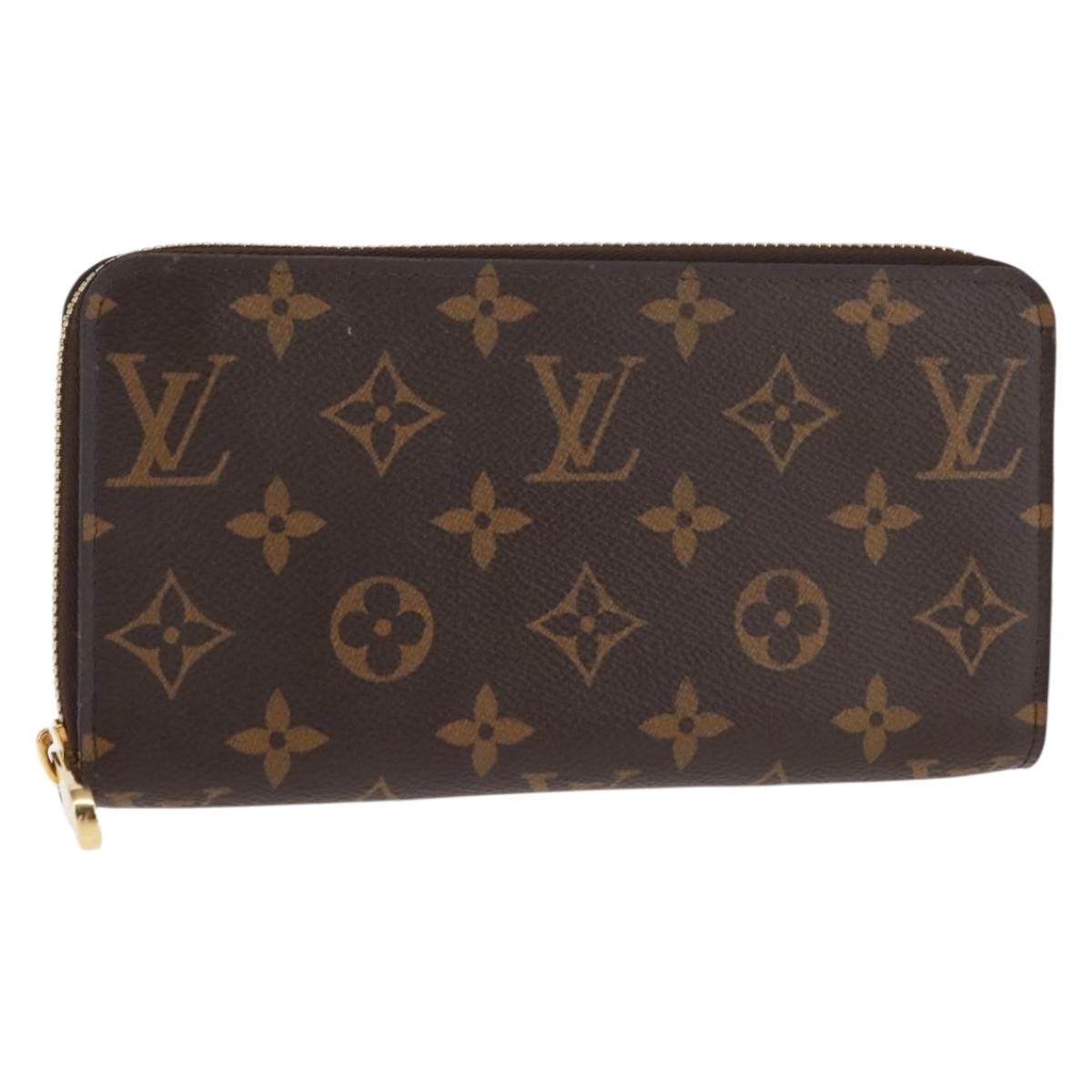 LOUIS VUITTON Monogram Zippy Wallet Long Wallet M42616 LV Auth am9162