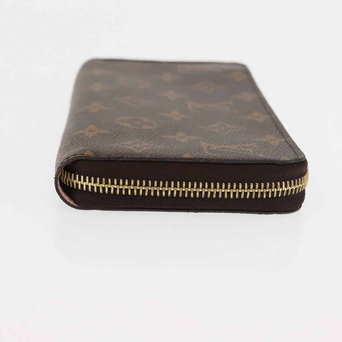 LOUIS VUITTON Monogram Zippy Wallet Long Wallet M42616 LV Auth am9162