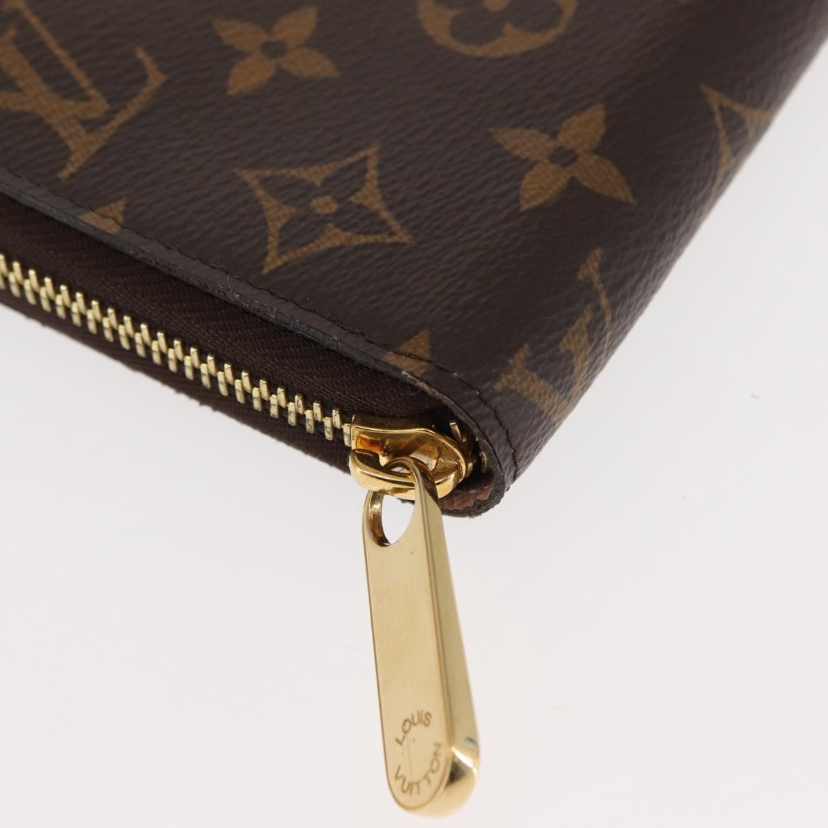 LOUIS VUITTON Monogram Zippy Wallet Long Wallet M42616 LV Auth am9162