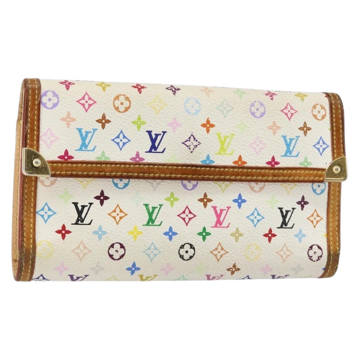 LOUIS VUITTON Multicolor Porte Tresor International Wallet M92659 Auth am9163