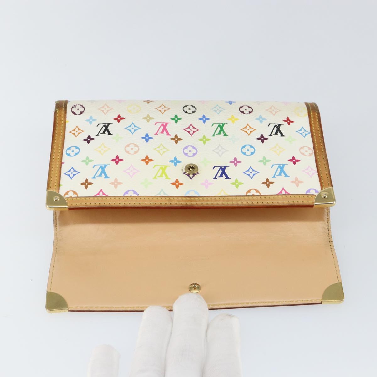 LOUIS VUITTON Multicolor Porte Tresor International Wallet M92659 Auth am9163