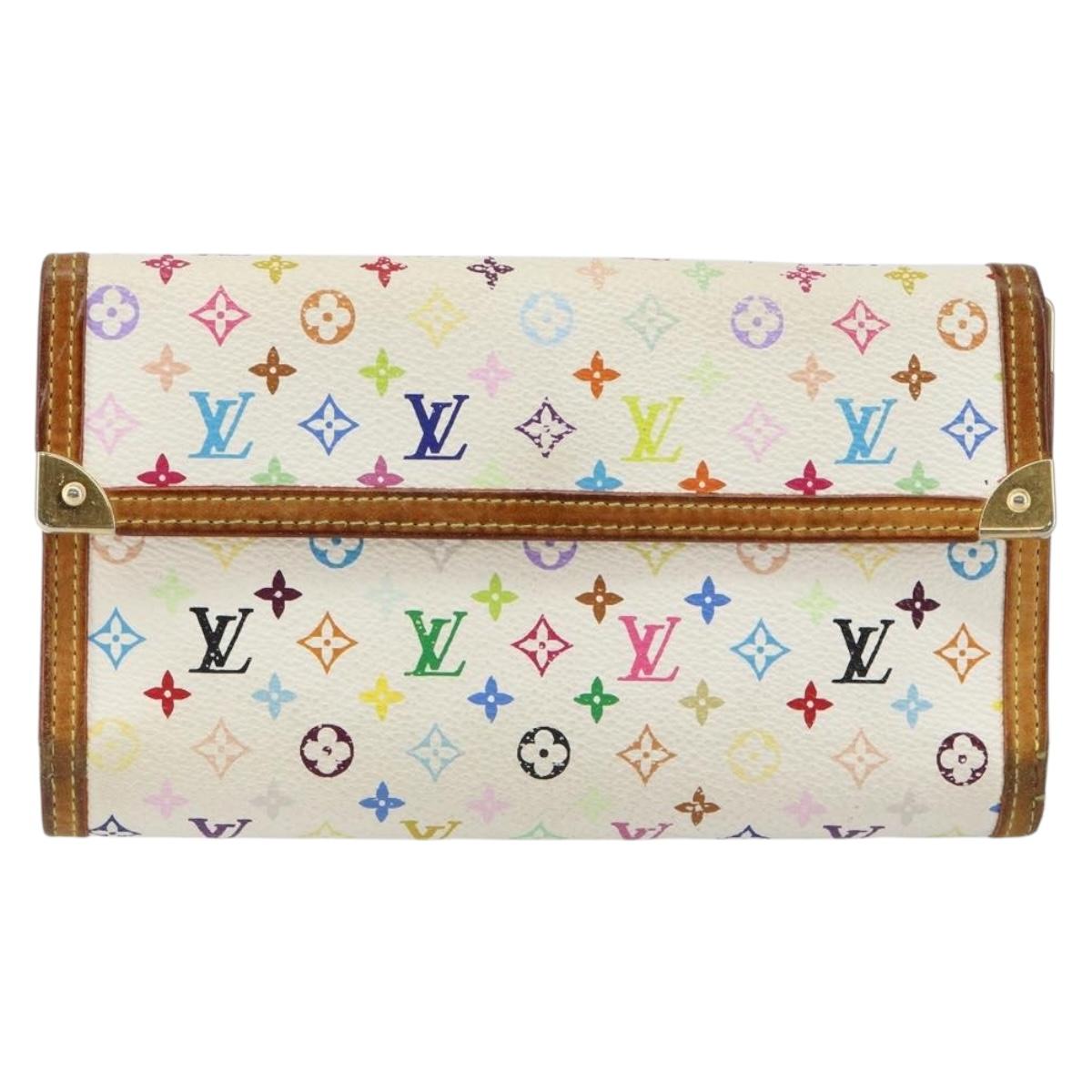 LOUIS VUITTON Multicolor Porte Tresor International Wallet M92659 Auth am9163