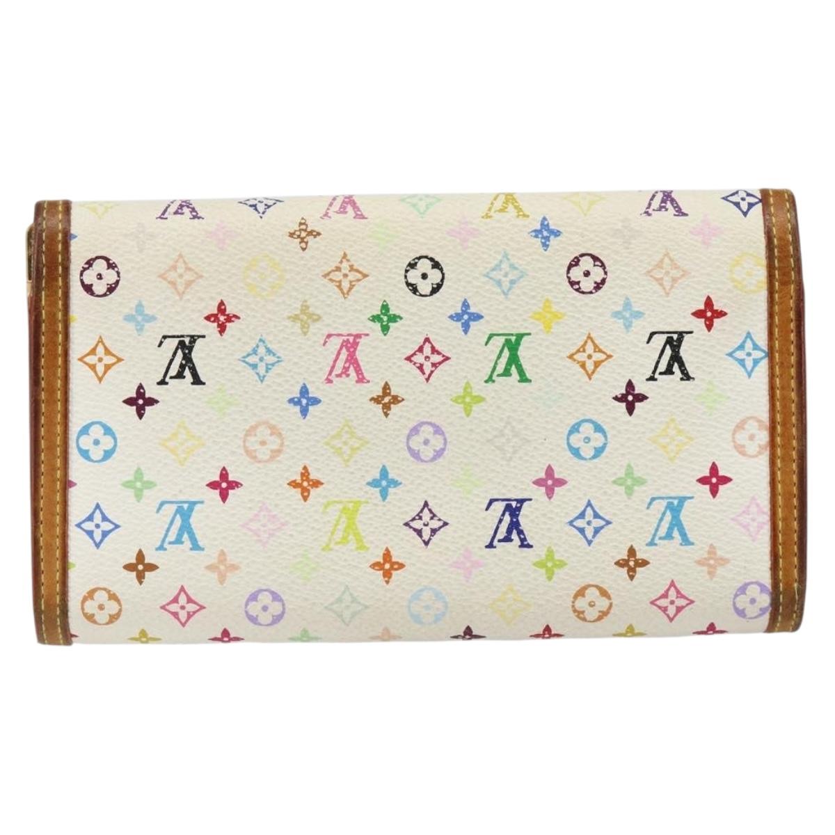 LOUIS VUITTON Multicolor Porte Tresor International Wallet M92659 Auth am9163